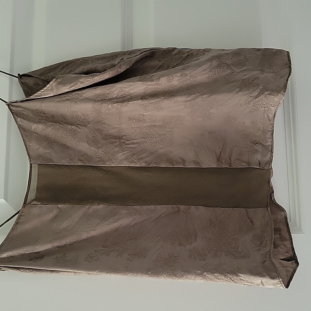 Vintage olive green silk camisole size small